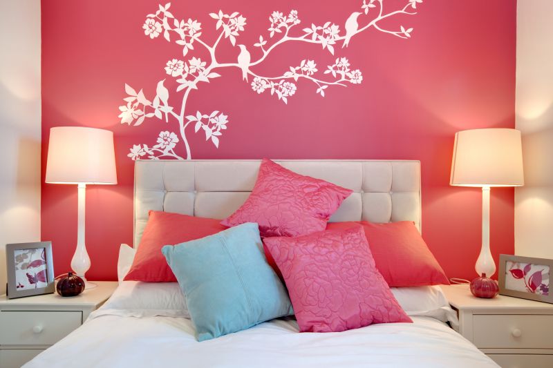 Colorful Bedroom Accent Wall